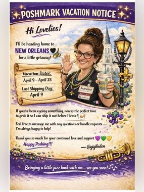 ✨💜💛💚 Poshmark Vacation Vibes – Jazzed-Up Journey! 💚💛💜✨